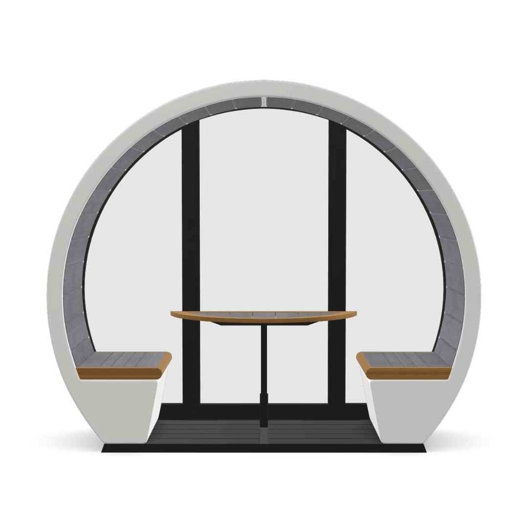 Meeting Pod - 2 Person Part Enlcosed - The Meeting Pod Company