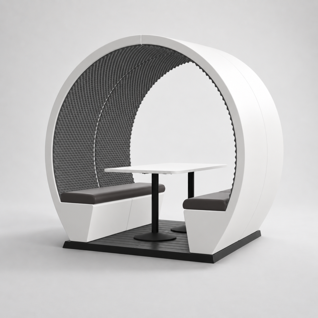 Hire page - open meeting pod